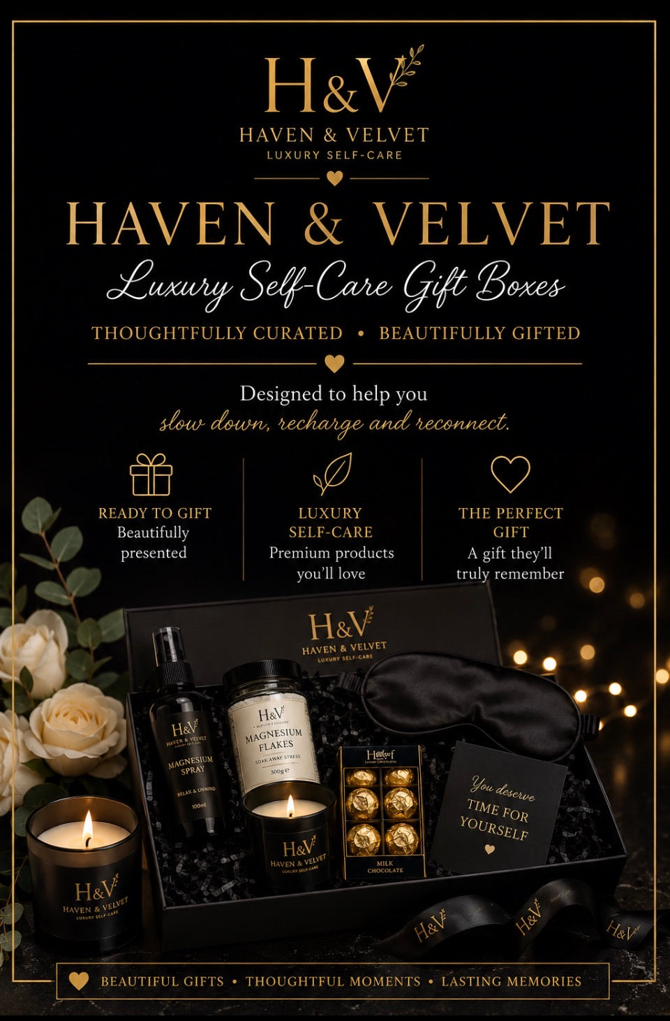 The Velvet Reset — Luxury Self-Care Gift Box