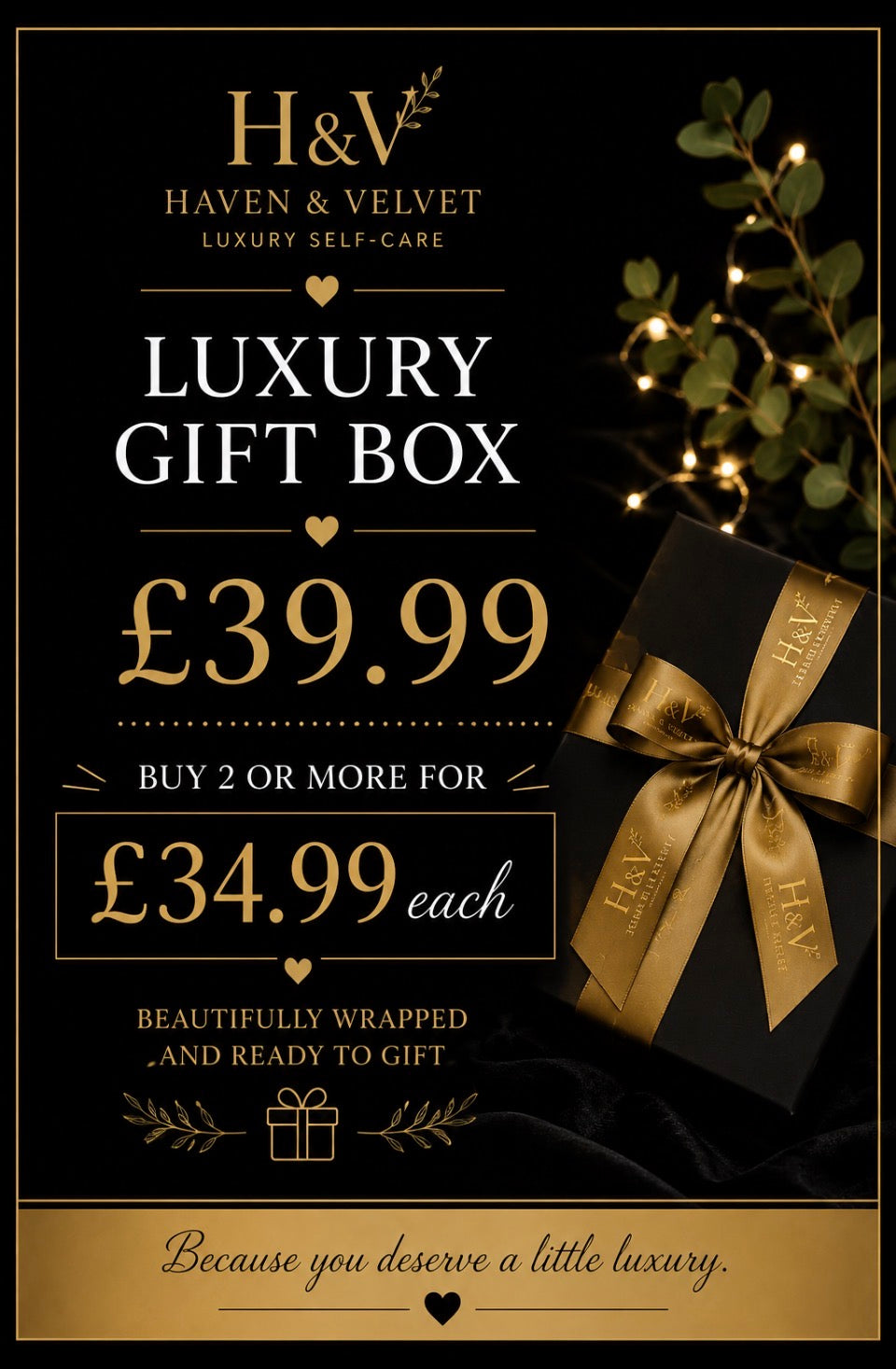The Velvet Reset — Luxury Self-Care Gift Box